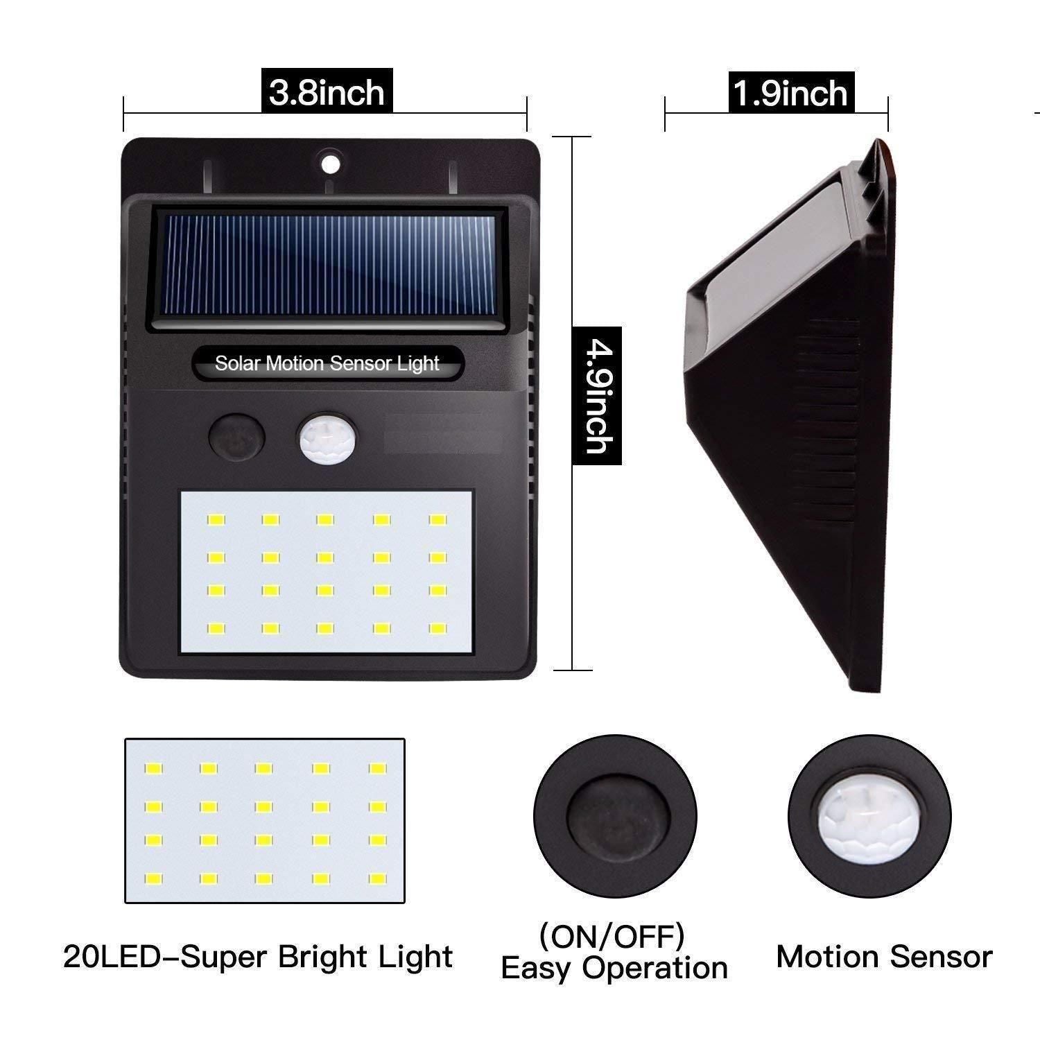 SafeGlow™ Solar Sensor Lamp
